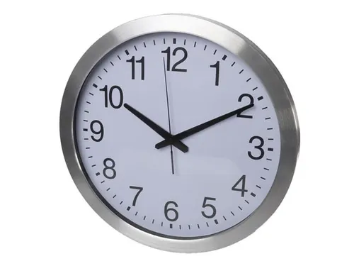 Aluminium Wandklok Ø 40cm dcf cijferaanduiding