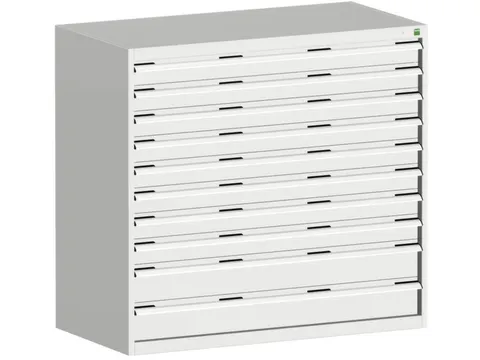 ladekast HxBxD 1200x1300x750mm 10laden RAL7035