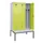 locker met bank,voor scheiding van kleding,HxBxD 2120x1200x815mm,3vak
