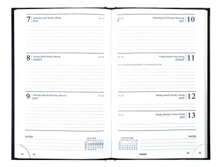 Agenda 2027 Brepols Saturnus Lima 7dagen/2pagina's zwart - 4