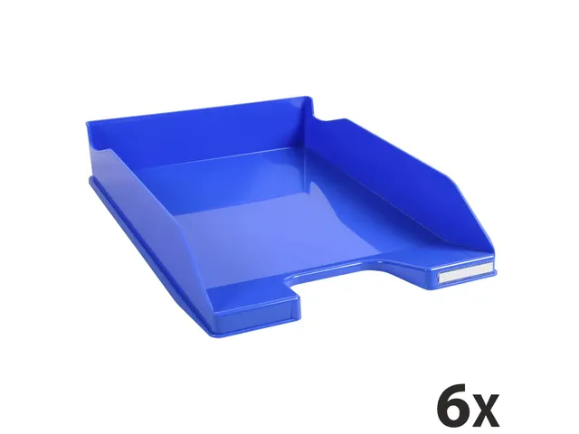 Corbeille à courrier Combo Midi Iderama - Bleu glacé brillant