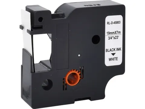 DYMO S0720830 45803 D1 tape 19mmx7m zwart op wit