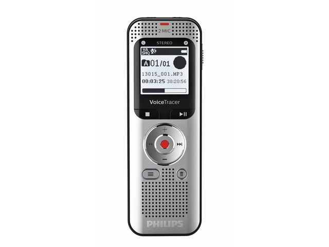 Digital voice recorder Philips DVT 2050 voor notities | Dicteerapparatuur.be