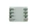 MATTE Glasbord markerhouder magnetisch voor 4 markers Sage Green