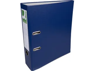 Ordner A4 PP en Papier 80mm Donker Blauw - 1
