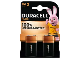 Batterij Duracell Plus 2x 9Volt