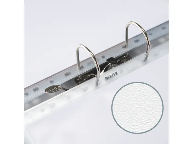 Showtas Leitz 4755 A4 4-gaats PVC 0.17mm glad met expansievouw