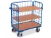 chariot à plateaux,force 500kg,3plateau(x),plateau Lxl 1000x700mm