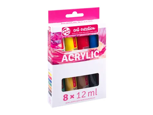 Acrylverf Talens Art Creation assorti 8 tubes à 12ml