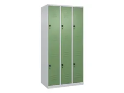 dubbeldekse locker,HxBxD 1850x900x500mm,3x2vak.,vak B 300mm