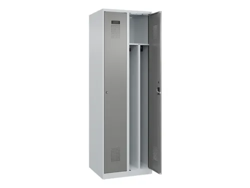 locker voor scheiding van kleding,HxBxD 1850x600x500mm,2vak