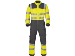 Havep 20433 coverall, houtskool/fluo geel, maat 58, per stuk