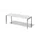 In hoogte verstelbaar bureau,HxBxD 650-850x2000x800mm,blad grijswit