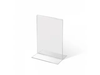 Folderhouder A7 T-stand Acryl staand - 1