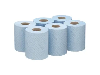 Poetsrol WypAll L10 1-laags 18,3cm106m 280vel blauw 6220 - 3