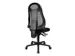 chaise de bureau pivotante,Mécan. synchrone,assise tissu noir