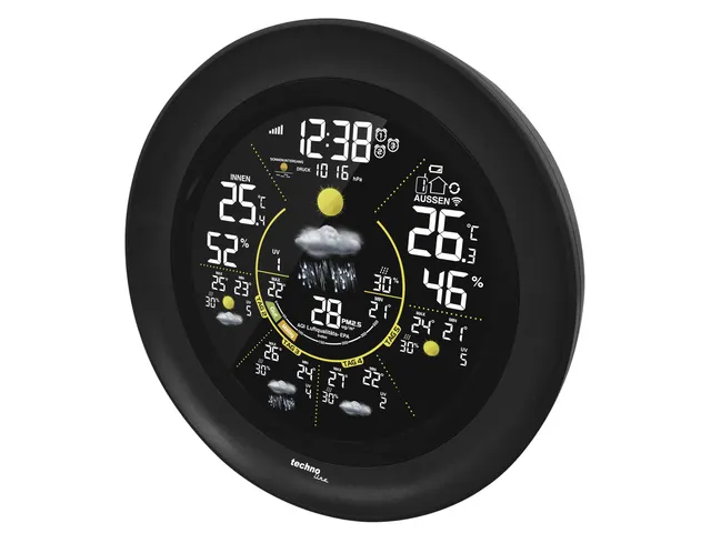 Weerstation Technoline WD 3040 156x156x33mm zwart met 1 buitensensor