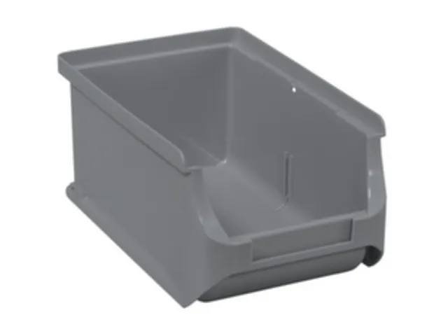 magazijnbak,HxBxD 75x102x160mm,gerecycled kunststof,grijs