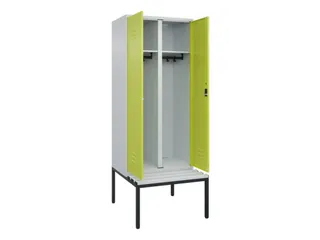 locker voor scheiding van kleding,HxBxD 2120x800x815mm,2vak - 2