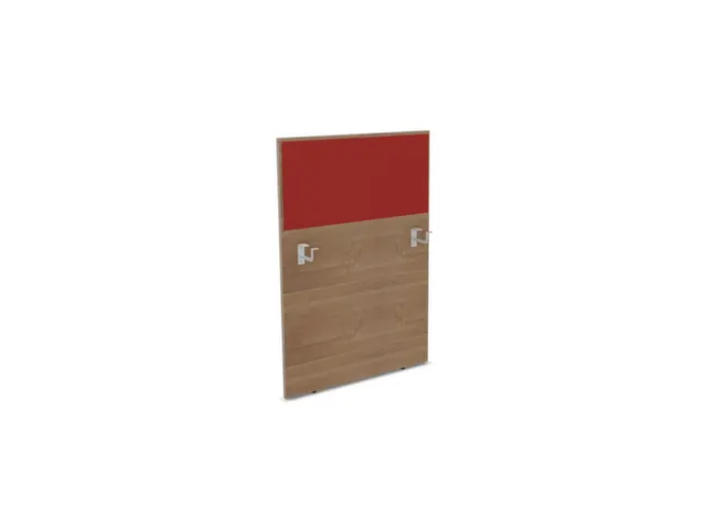 baliepaneel,v. bureau,aanbouw links,B 800mm,NT-cherry,BN4011-rood