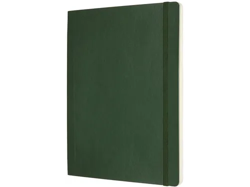 Notitieboek Moleskine XL 190x250mm blanco soft cover myrtle green