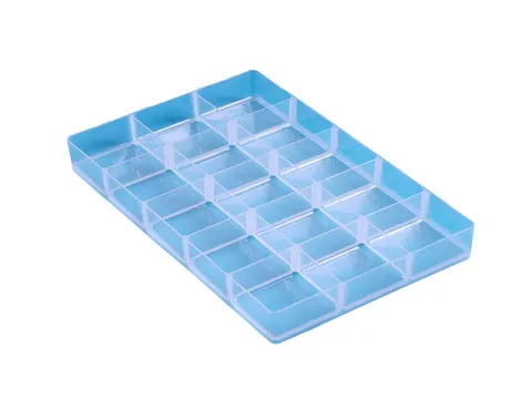 Vakkenverdeler Really Useful 4/9 liter15 vakken 342x215x35mm transpara