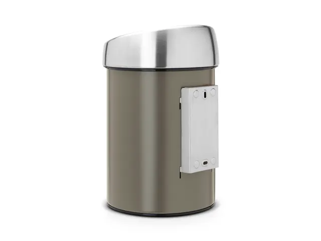 Wandafvalemmertje Touch Bin 3 Liter Platinum