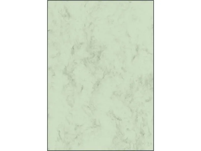 Structuurdesign Sigel A4 200grs pak a 50 vel marmer groen