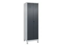 PBM-locker,HxBxD 1950x600x500mm,2vak,vak B 300mm,draaigrendel