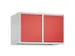 opzetkast,v. locker,2vak.,vak B 400mm,HxBxD 500x800x500mm,cilinderslot