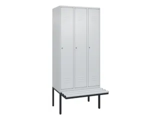 locker voor scheiding van kleding,HxBxD 2120x900x815mm,3vak - 1