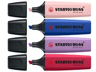 Markeerstift STABILO Boss Wildflower assorti 4 stuks - 2