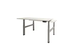 Dextro Plus Duo Elektrisch verstelbaar Zit/Sta bureau 160x80 Eik Alu