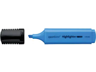 Quantore Markeerstift blauw beitelpunt 2-5mm - 1