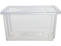 Stack & Store Mini opbergdoos 5 liter zonder deksel, transparant