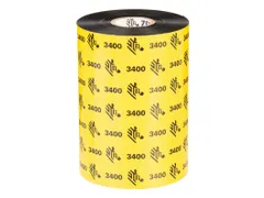 Zebra 3400 wax/hars ribbon 03400BK22045 220mmx450m