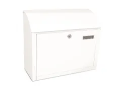 Wandbrievenbus Denian Wit Staal