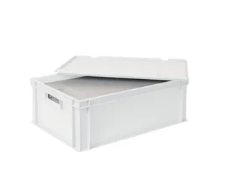Euronorm-stapelbak,m. isoleerbox,HxLxB 220x600x400mm,44,5/20,4l,HDPE - 1