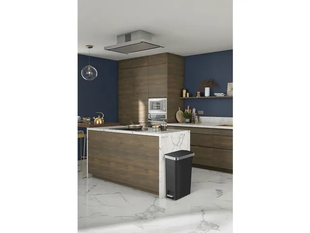 Afvalbak EKO Hana Slim pedaalemmer 40 liter zwart