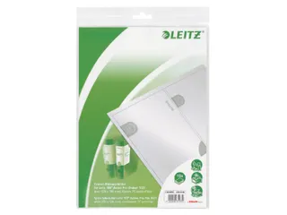 Rugetiket Leitz breed/kort 62x192mm zelfklevend wit printbaar - 4