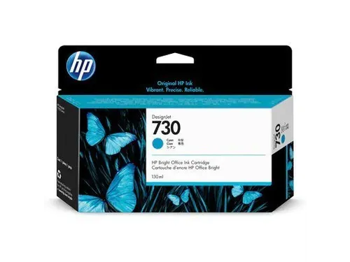 HP 730 130ml Cyaan DesignJet Inkt Cartridge P2V62A