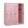 schoollocker,HxBxD 1530x1200x500mm,4vak,vak B 300mm,draaigrendel