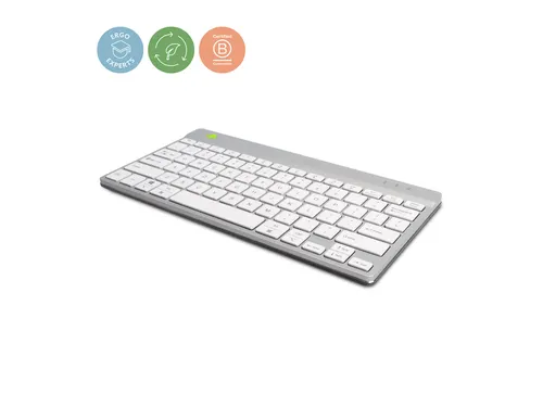 Toetsenbord R-Go Ergonomisch Compact Break draadloos QWERTY wit