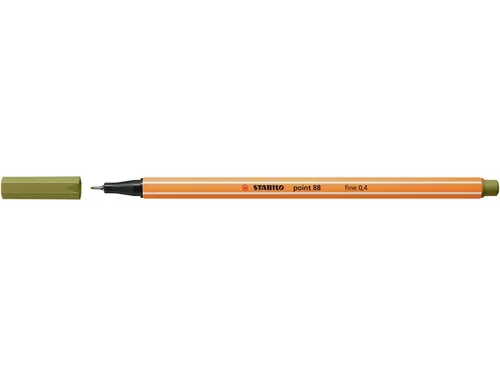 Fineliner STABILO point 88/37 fijn moddergroen