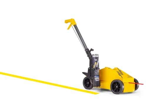 vloermarkeerapparaat,lijn B 30-100mm,m. markeerstok,staal,geel