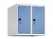 opzetkast,v. locker,2vak.,vak B 250mm,HxBxD 500x500x500mm,vleugeldeur