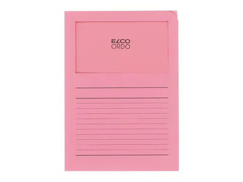 Map Elco Ordo Classico mvenst A4 120gr 220x310mm roze 100st verp100220