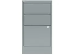 hangmappenkast HxBxD 672x413x400mm 2laden 1hangmappenframe zilver