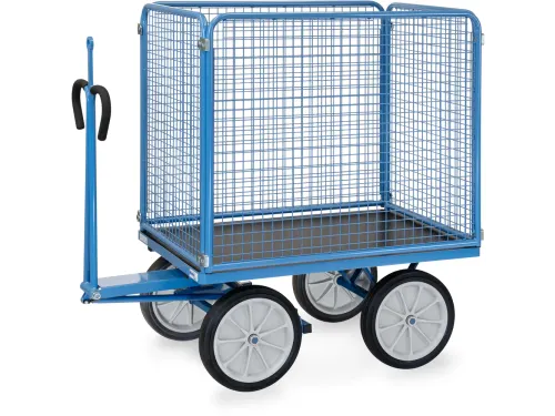 Handtrekwagen Trekoog 6444vz 1000kg 1200x800mm Massief Rubber