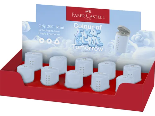 Puntenslijper Faber-Castell grip mini sky blue